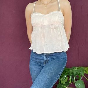 Pink camisole top